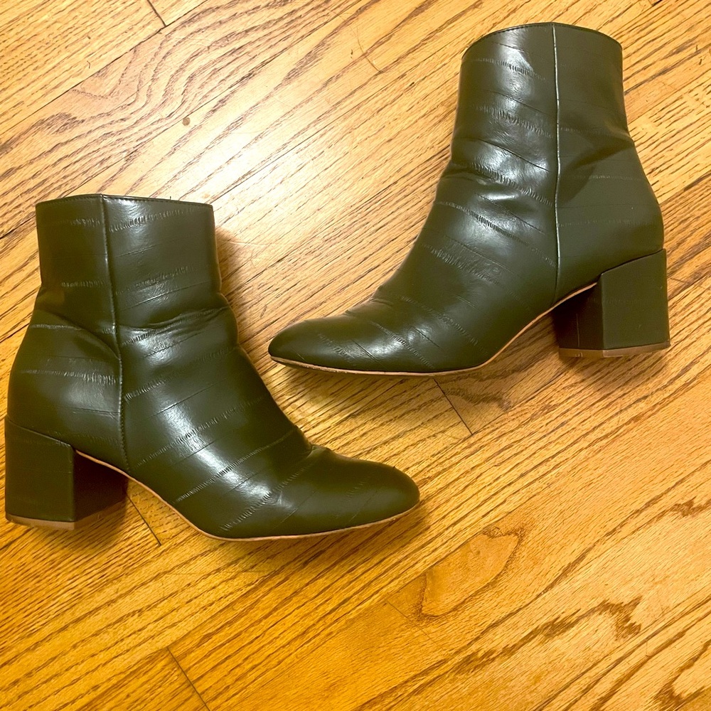 UO olive green boots